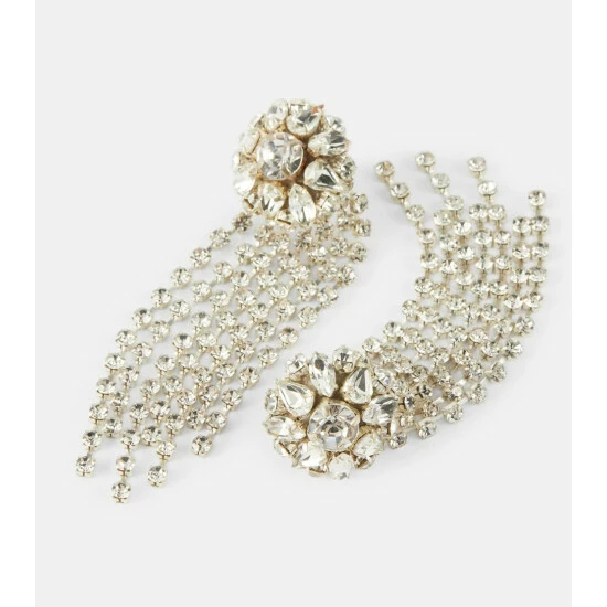 Oscar De La Renta Crystal-embellished Earrings - Image 3
