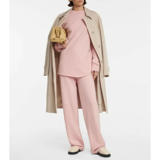 Extreme Cashmere N°104 Trousers Wide-leg Cashmere-blend Pants