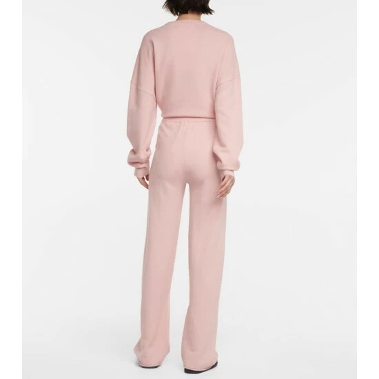 Extreme Cashmere N°104 Trousers Wide-leg Cashmere-blend Pants - Image 2