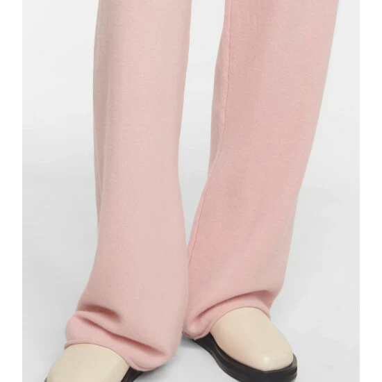 Extreme Cashmere N°104 Trousers Wide-leg Cashmere-blend Pants - Image 4