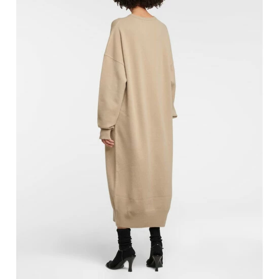 Extreme Cashmere N°251 Crew Dress Cashmere-blend Dress - Image 2