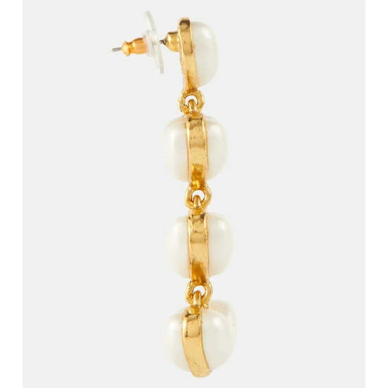 Oscar De La Renta Sweetheart Drop Earrings