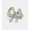 Oscar De La Renta Embellished Bow Earrings