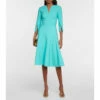 Oscar De La Renta Wool-blend Midi Dress