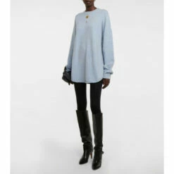 Extreme Cashmere N°53 Crew Hop Cashmere-blend Sweater