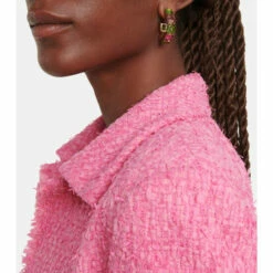 Oscar De La Renta Crystal-embellished Hoop Earrings