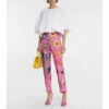 Oscar De La Renta Floral High-rise Pants