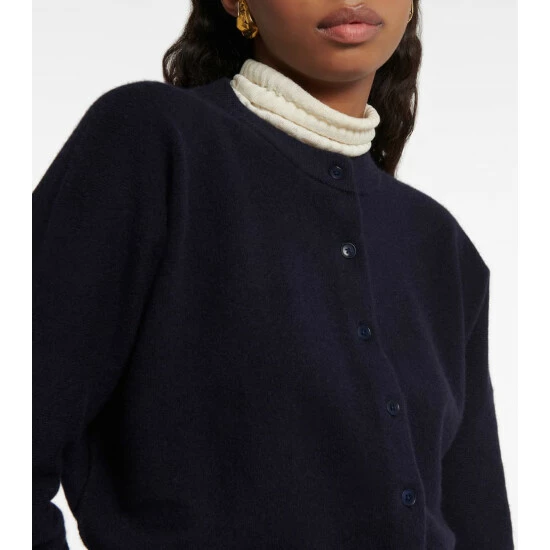 Extreme Cashmere N°257 Blouson Cashmere-blend Cardigan - Image 3