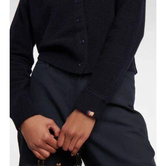 Extreme Cashmere N°257 Blouson Cashmere-blend Cardigan - Image 4