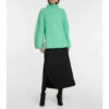 Oscar De La Renta Embellished Virgin Wool Turtleneck Sweater