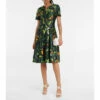Oscar De La Renta Printed Minidress