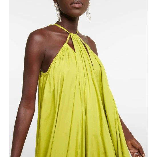 Oscar De La Renta Halterneck Cotton Gown - Image 3