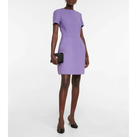 Oscar De La Renta Wool-blend Minidress