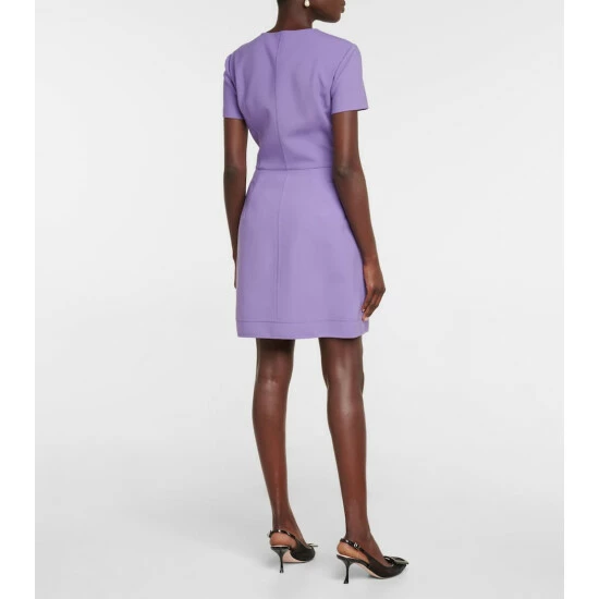 Oscar De La Renta Wool-blend Minidress - Image 2