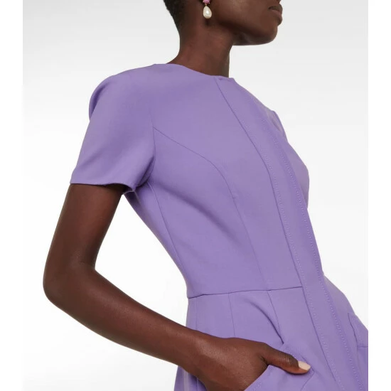 Oscar De La Renta Wool-blend Minidress - Image 3