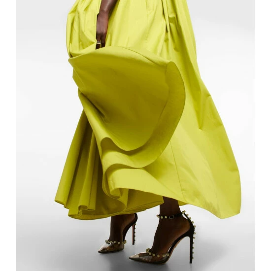 Oscar De La Renta Halterneck Cotton Gown - Image 4