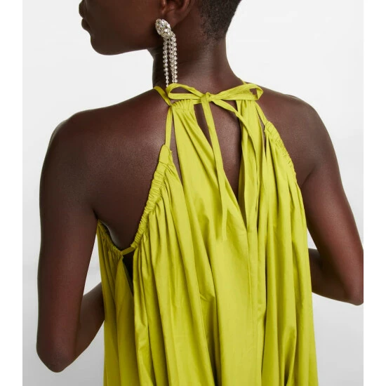 Oscar De La Renta Halterneck Cotton Gown - Image 5