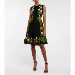 Oscar De La Renta Floral Minidress