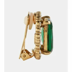 Oscar De La Renta Embellished Clip-on Earrings