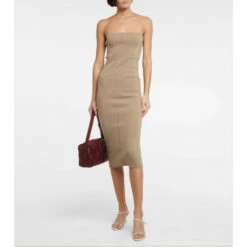 Extreme Cashmere N°260 Miss Cashmere-blend Midi Dress