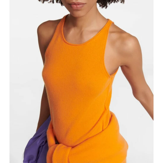 Extreme Cashmere N°221 Tank Racerback Cashmere Top - Image 3