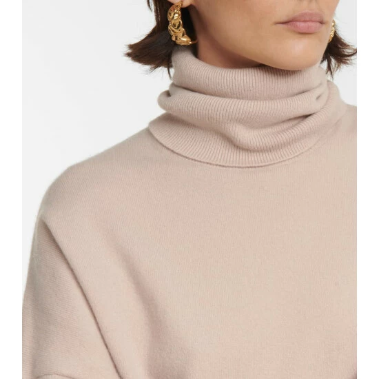 Extreme Cashmere N°204 Jill Cashmere-blend Turtleneck Sweater - Image 3