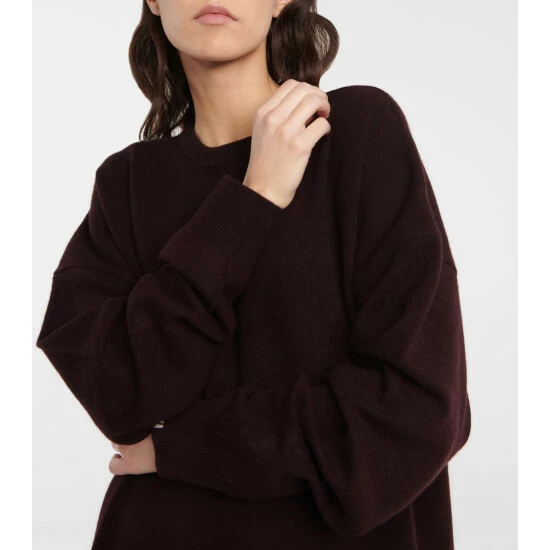 Extreme Cashmere N°106 Weird Cashmere-blend Midi Dress - Image 3