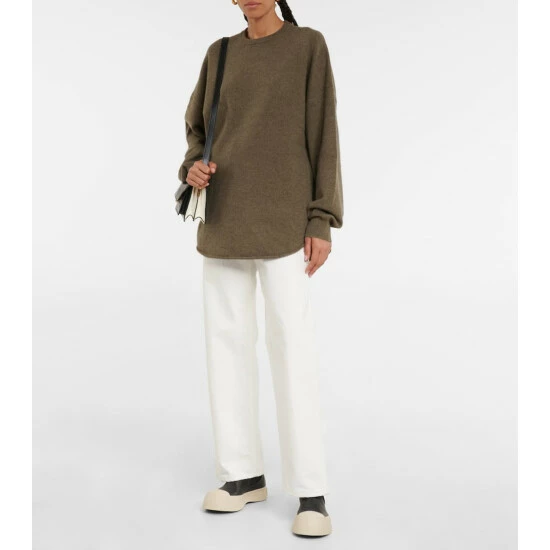 Extreme Cashmere N°53 Crew Hop Cashmere-blend Sweater