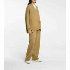 Extreme Cashmere N°104 Trousers Wide-leg Cashmere-blend Pants