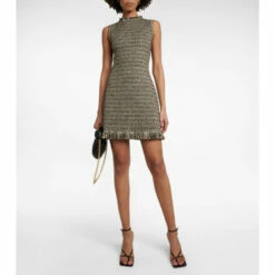 Oscar De La Renta Tweed Minidress