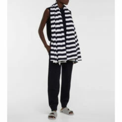 Extreme Cashmere N°181 Cloth Striped Cashmere-blend Scarf