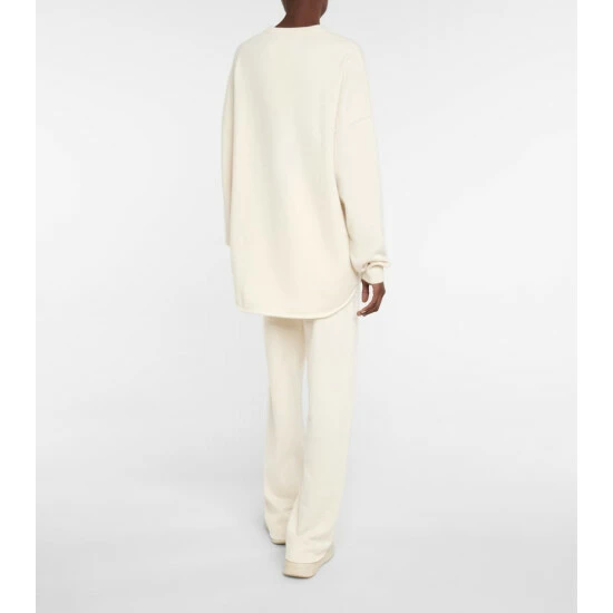 Extreme Cashmere N°53 Crew Hop Cashmere-blend Sweater - Image 2