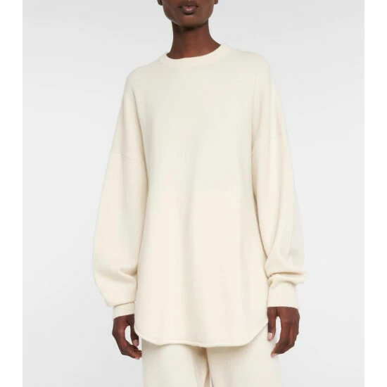 Extreme Cashmere N°53 Crew Hop Cashmere-blend Sweater - Image 3