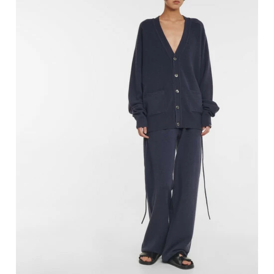 Extreme Cashmere N°104 Trousers Wide-leg Cashmere-blend Pants