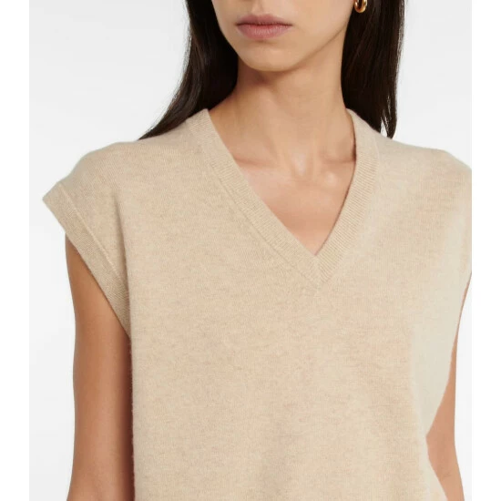 Extreme Cashmere N°144 Clic Cashmere-blend Vest - Image 3