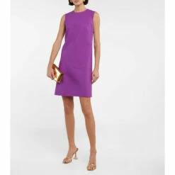 Oscar De La Renta Wool-blend Minidress