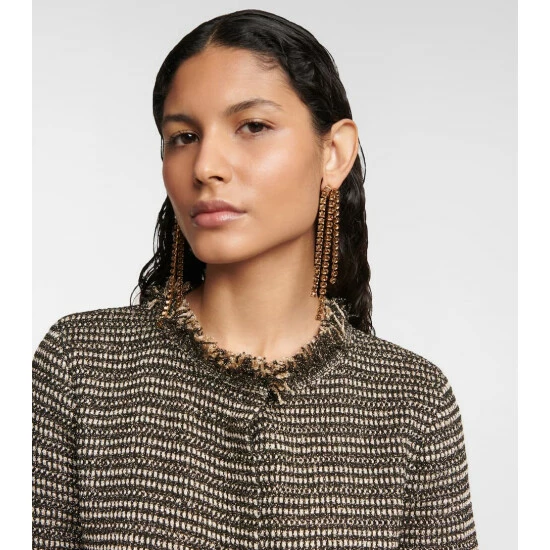 Oscar De La Renta Crystal-embellished Earrings - Image 2