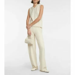 Extreme Cashmere N°104 Trousers Wide-leg Cashmere-blend Pants