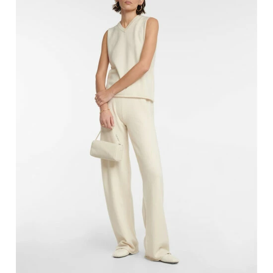Extreme Cashmere N°104 Trousers Wide-leg Cashmere-blend Pants