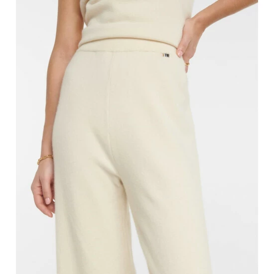 Extreme Cashmere N°104 Trousers Wide-leg Cashmere-blend Pants - Image 3