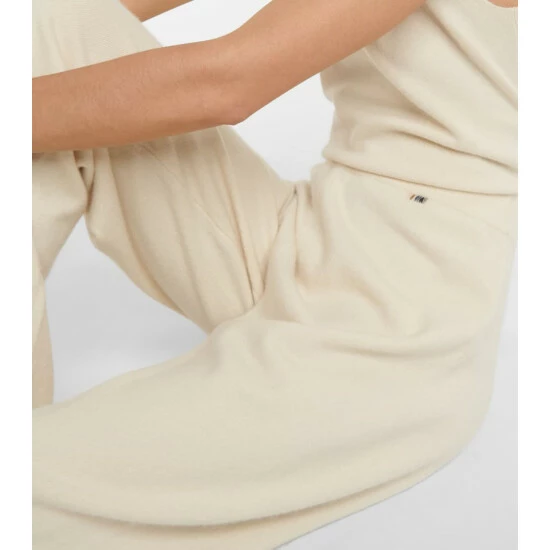 Extreme Cashmere N°104 Trousers Wide-leg Cashmere-blend Pants - Image 4