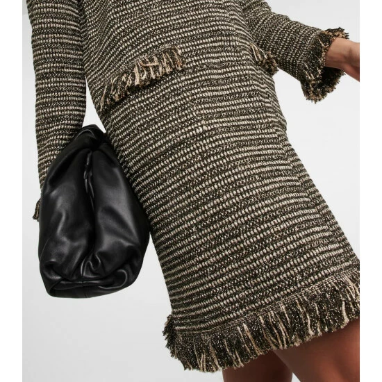 Oscar De La Renta Cotton-blend Knit Minidress - Image 4