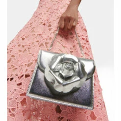 Oscar De La Renta Tro Mini Leather Crossbody Bag