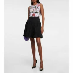 Oscar De La Renta Floral Vest