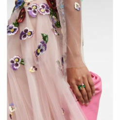 Oscar De La Renta Set Of Two Rings With Crystals