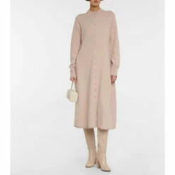 Extreme Cashmere N°208 Chic Cashmere-blend Midi Dress