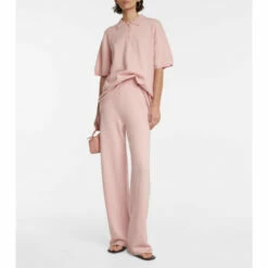 Extreme Cashmere N°126 Lezard Cashmere-blend Polo Shirt