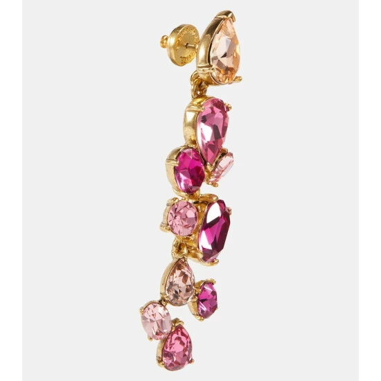 Oscar De La Renta Scramble Crystal-embellished Earrings