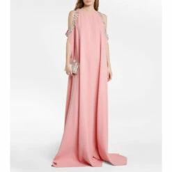 Oscar De La Renta Silk-blend Kaftan